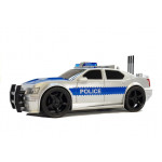 Policajné auto na batérie 1:20 - sivo-modré
